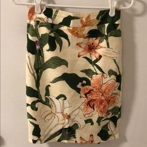 Ann Taylor Floral Pencil Skirt
